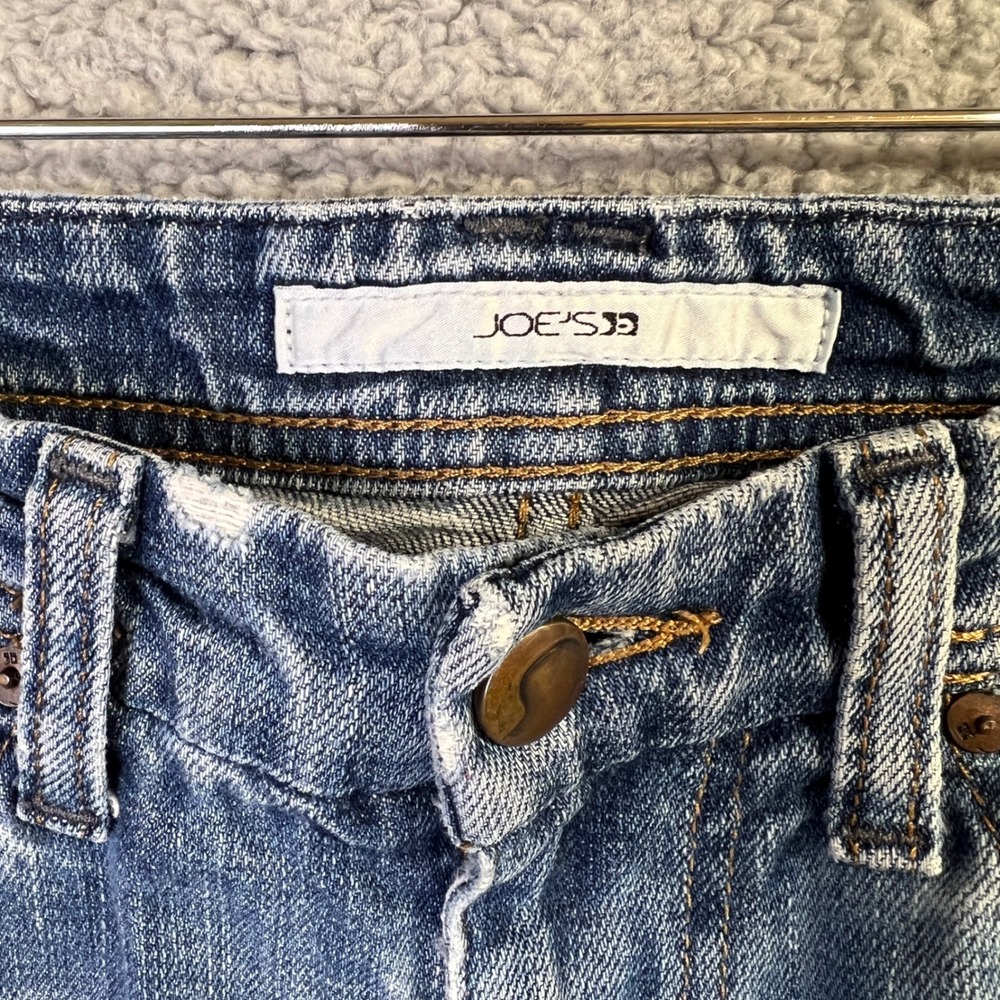 Joes Provocateur Bootcut Jeans Women 26 Blue Denim Harvey Wash Western Flare Y2K - Picture 5 of 11